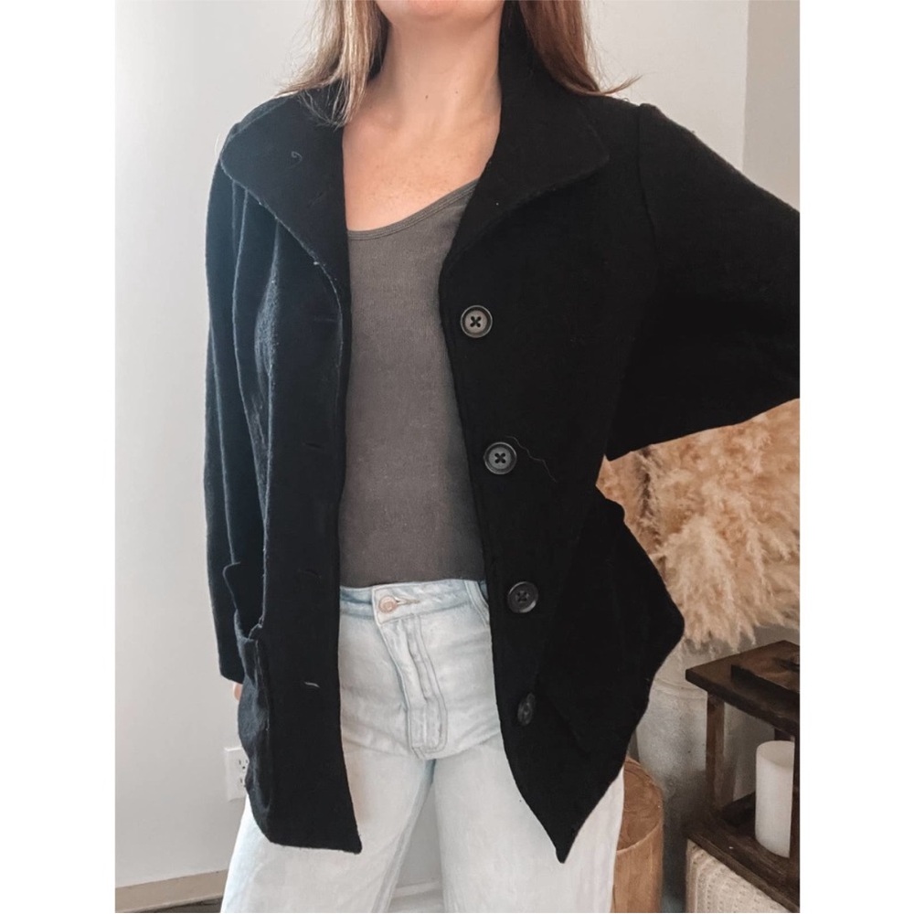 Black Pea Coat